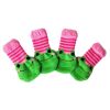 Cute Pink Green Frog 4 Pcs Knitted Socks