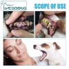 Pet toothpaste for fresh breath and tartar cleaning, oral care edible