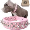 Spiked Studded Dog Collar with a Squeak Ball Gift